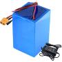 Jieoto 36V E-Bike Battery 18.2AH 21AH 10S7P Lithium-ion Battery Pack Customizable high-Capacity Battery Fit for 100W 200W 250W 350W 500W 750W Electric Bikes Motor with 42V 2A Charger