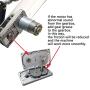 JQDML DIY Cycle Reciprocating Linear Actuator Motor DC 24, Adjustable Stroke 1.2“ to 6.5