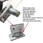 JQDML DIY Cycle Reciprocating Linear Actuator Motor DC 24, Adjustable Stroke 1.2“ to 6.5