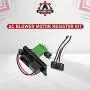 HVAC Blower Fan Resistor Harness Kit for Manual AC Controls- Replaces 22807122, 15305077, 973409 - Compatible with Chevy, Cadillac, GMC Vehicles - Escalade, Avalanche, Silverado, Tahoe, Sierra, Yukon