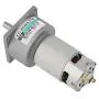 DC 12V/24V 35W Micro-Reduction Gear Motor Metal Gear Motor Speed Adjustable CW/CCW Suitable for Office, Home Automation, Production Renovation, Safety Equipment(12v10 Turn)