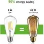 Ohniyou 20 Caged Ceiling Fans and Vintage LED Edison Bulbs,Rustic Farmhouse Ceiling Fan with Lights Remote Control, Reversible Motor, 3 Speeds, 4 Hours Timing