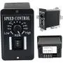 Tuimiyisou Motor Speed Controller DC PWM Brush Generator Control Adjustable 10-60V 6A with Reversible Switch Industrial Automation-Motor Speed Controller