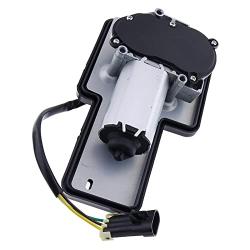 FridayParts Wiper Motor 6679476 Compatible with Bobcat 320 322 325 328 331 334 337 341 430 435 751 753 763 773 863 864 873 883 963 A220 A300 S100 S130 S150 S160 S175 S185 S205, Black