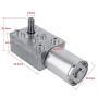 Reversible High Torque Worm Geared Motor, DC 12V CW CCW Reduction Motor for Windows, Miniature Winch, 5RPM 6RPM 20RPM 40RPM 62RPM(62RPM)