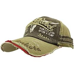 Blackreld South State Cotton Baseball Cap, Adjustable Snapback Dad Hat Cool Vintage Washed Low Profile Classic Summer Hats
