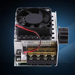 Voltage Controller - 4000W SCR Electric Voltage Regulator Dimmer Temperature Motor Speed Controller With Fan
