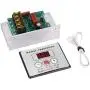 Omabeta Voltage Regulator, Digital Two-Way AC 220V 80A Durable Voltage Controller 6000W for Household Appliances