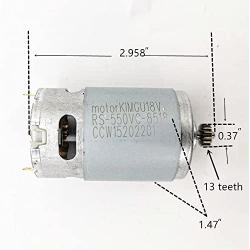 13 Teeth Motor 18V Replace for Bosch GSR18-2-LI GSB18-2-Li DDB180 DDBB180 PSB1800LI-2 2 609 199 273 2609199273