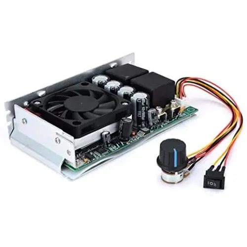 Jinchao-Dc Motor 3000W 10-50V DC Motor, Speed Controller 100A Programable Reversible PWM Control Motor, Easy to Install