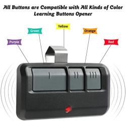 Replacement for Liftmaster Chamberlain Sears Craftsman 893max Universal Garage Door Opener Remote 2 Pack