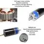 12V Brushless DC Motor, Electric Motor Round Shaft Mechanical Parts Metal Gear 36MM High Torsion Low Noise Wear Resistant(1600RPM)