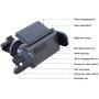 Air Vent Cell Phone Mount,Electric Automatic Locking Universal Car Phone Cradle,Stable Universal Phone Holder