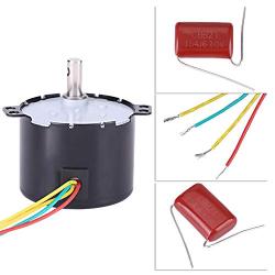 AC Motors Permanent Magnet Synchronous Motor CW/CCW XD-50KTYZ AC 220V for DIY Generator(2.5RPM)