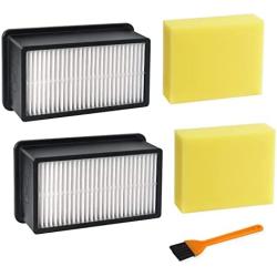 1008 Vacuum Filters 2 + 2 Pack by Blutoget - Replacement for Bissell 1008 CleanView Upright Vacuums 9595A, 1819, 1822, 1825, 1831, 1330 1332 - Compare to Part 2032663 and 1601502 (2 Pre-Motor Foam Filters 2 Post-Motor Filters 1 brush )