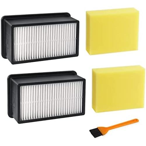 1008 Vacuum Filters 2 + 2 Pack by Blutoget - Replacement for Bissell 1008 CleanView Upright Vacuums 9595A, 1819, 1822, 1825, 1831, 1330 1332 - Compare to Part 2032663 and 1601502 (2 Pre-Motor Foam Filters 2 Post-Motor Filters 1 brush )