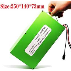 YUWYP 48V Battery 48V 25ah 18650 Lithium ion Battery Pack 48V 25AH Electric Bike Battery for 48V 500W 750W 1000W Motor