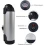 Jieoto Kettle Battery Kettle 48V 8Ah/10Ah/13Ah/15Ah 700W 500W 350W 250W 200W Mid Drive Motor Conversion Kit for Road Bike Mountain Bike Mid Drive System with LCD Display.