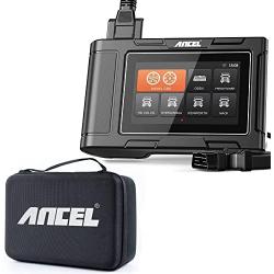 ANCEL HD3100pro Full System Heavy Duty Truck Diagnostic Scanner with ANCEL Large Hard Protective Case Waterproof Shockproof Eva Bag Storage Box