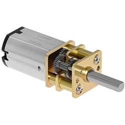 JINchao-Dc motor DC 3V/6V/12V N20 Mini Micro Metal Gear Motor, 15/30/50/60/100/200/300/500/600/1000RPM, with Gearwheel DC Motors, Easy to install ( Speed(RPM) : White motor bracket , Voltage(V) : 3V )