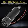 ER11 High Speed Brushed PCB Spindle Motor with 48V 500W 12000 RPM 0.5N.cm for DIY Engraver Accessories