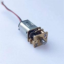 Xuulan Xianglaa-Motor 1PCS Micro N20 Full Metal Gear Motor, Reduction Gearbox Slow Speed Motor, DC 3V-6V 55rpm,