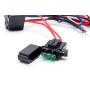 Atublan Engine Electric Cooling Radiator Fan Thermostat Temperature Switch Relay Kit,175-185 Degree Temp Sensor Atublan Temperature Switch 40 Amp Sensor Relay kit