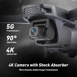 Tucok 012S Drones with Camera for Adults 4K,60 Mins Long Flight Time,GPS 5G FPV Quadcopter for Beginners with Optical Flow Positioning,Auto Return Home,Follow Me,Waypoint Flight,Brushless Motor
