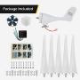 Dyna-Living Bundle 500W DC 12V 5 Blades, 400W DC 12V 3 Blades Wind Turbine Generator Kit with Charge Controller