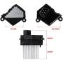 Heater Blower Motor Resistor fit for B-MW E46 E39 X5 X3 97-06 64116923204 64116929486 Final Stage Contol Unit