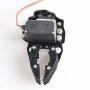Professional Metal Robot Arm / Gripper / Mechanical Claw / Clamp / Clip with High Torque Servo, RC Robotic Part Educational DIY for Arduino/Raspberry Pie, Science STEAM Maker Platform (Black)