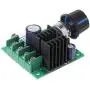 Contrôleur de vitesse PWM pour moteur DC 9V-50V 10A avec bouton réglable. Contrôleur de vitesse PWM pour moteur DC 9V-50V 10A avec bouton réglable.