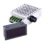 Variable Speed Motor,Router Speed Controller,Digital Display Ccm6ds-d Dc Motor Speed Controller,12v-80v Dc 30a Pwm LCD Display Speed Controller for Electric Motor with Case