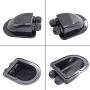 Black Waterproof Double Cable Entry Gland, ABS IP68 Water Protect Cable Duct Diameter 3-7mm for RV, Motorhomes, Campervans, Caravans, Boats, Solar Panels, CCTV