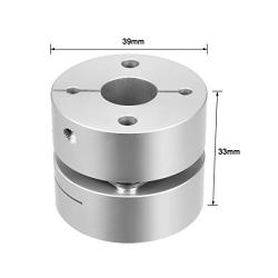 uxcell 12mm to 14mm Bore One Diaphragm Motor Wheel Flexible Coupling Joint