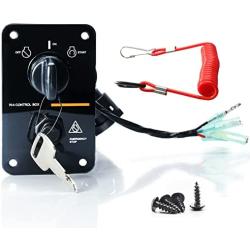 VOYOCHT 704-82570-08-00 Single Engine Key Switch Panel Compatible with Yamaha 12V Outboard Yacht Switch Panel 704-82570-11-00 704-82570-12-00