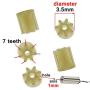 Xiaopyo Quadcopter Motor Gear Compatible with E58 E68 E88 E525 LS-E525 4D-V4 Quadcopter E98 E99 K3 Drone Teng1 Accessories F89 Drone F97 Parts