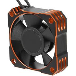 21000RPM RC Motor Cooling Fan, 8.5V 35MM Brushless RC Motor Heatsink, ESC Cooling Fan Heat Dissipation for 1/10 1/12 1/8 RC Car Sensored Brushless Motor(Orange)