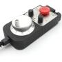 100PPR Universal 4 Axis CNC Handwheel MPG Pendant with Emergency Stop manual pulse Generator for Siemens/MITSUBISHI/CNC Router Engraving Milling Lathe Machine