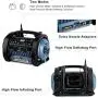 Tire Inflator Air Compressor, 12V DC / 120V AC Dual Tire Pump For Bike, Car Tires, Air Mattres Bed with Deflation and Inflation Modes, Dual Powerful Motors, Digital Pressure Gauge, C P CHANTPOWER