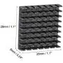uxcell Electronic Radiators Heatsink for MOS GPU IC Chip Black 28 x 28 x 6 mm 10pcs