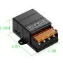 dstfuy Wireless Remote Switch 12V,DC 12V/24V/48V/72V/40A Relay,Wireless RF Switch for Anti-Theft Alarms,Roller Lind Door,Gate Barriers with 328ft Long Range(12V Remote Switch)