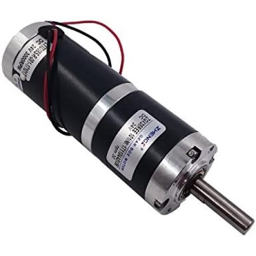 MotoRong 2Pcs ZGX38REE 24V 30rpm Metal Gear DC Planetary Deceleration Motor