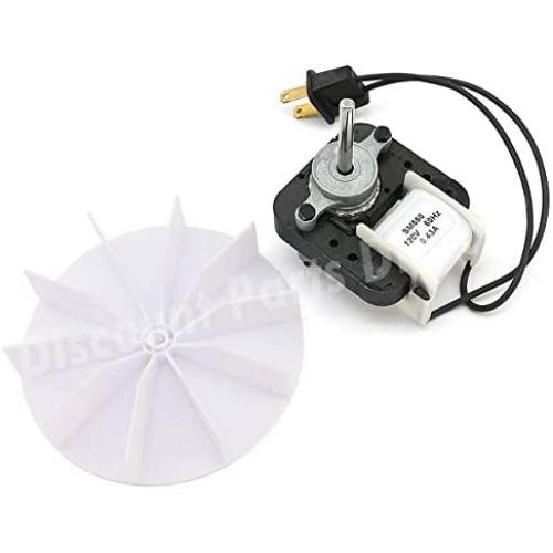 SM550 Universal Bathroom Vent Fan Ventilator Motor, Replacement Electric Motor Kit with Fan 50 CFM For Broan Nutone 65100 C01575