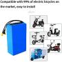 FREEDOH 36 Volts ebike Battery Pack 36V 30AH 10S 6P Lithium Battery Pack with Charger for Ebike Go Kart Electric Cars Electric Motorcycles Power Tools Scooter for 1000W -200W Motor