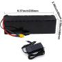 SHENGANG Lithium Battery Pack, 48V Ebike Battery, XT60 Plug,25A BMS and 54.6V 2A Charger,for 200W-1000W Motor Electric Bike Electric Scooter,12Ah