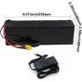 SHENGANG Lithium Battery Pack, 48V Ebike Battery, XT60 Plug,25A BMS and 54.6V 2A Charger,for 200W-1000W Motor Electric Bike Electric Scooter,12Ah
