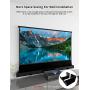 VIVIDSTORM-Projector Screen Motorized S PRO 72 inch Motorized Rising Projector Screen 4K UST ALR Smart Home System Compatible Ultra Short Throw Laser TV Projector,VSDSTUST72H-WB