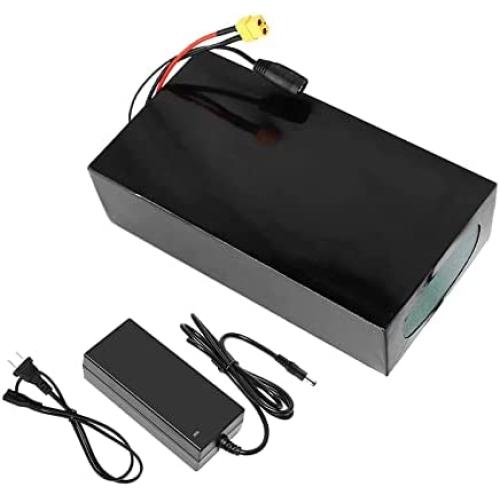 Wnicek 48V 20Ah E-Bike Lithium Battery Pack 13S 8P 20000mAh Li-ion Battery with Charger Suitable for Motors Within 1200W Fit for Electric Scooter Electric Motorcycle Electric Tricycle