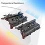 MOSTPLUS Engine Valve Cover Set Compatible with 02-07 I35 Altima Maxima Murano 3.5L 264-985 264-984 (Set of 2)